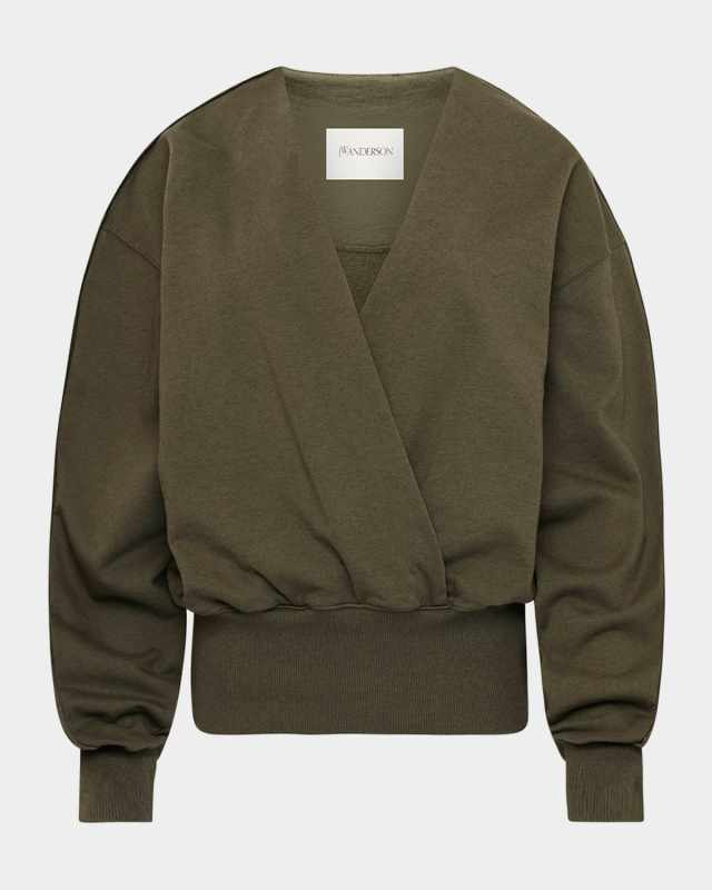Rounded Wrap Sweatshirt